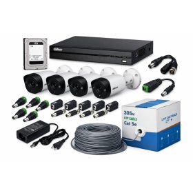 Dahua kamera szett - 4 