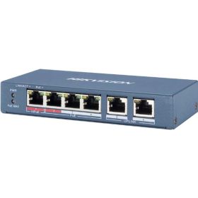 HIKVISION DS-3E0106HP-E 100M POE Switch , 60W, 4+2 port