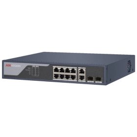   HIKVISION DS-3E1310P-SI 10 portos PoE switch ; 8 PoE + 2 kombinált uplink port; smart menedzselhető